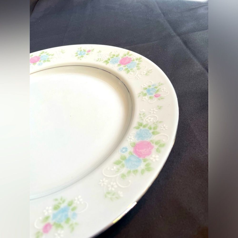 🔥❤️🔥10.25” Vintage China Garden by Prestige, China Dinner Plate EPC